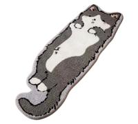 Cat Rug Tufted, Small Cute Cat Runner Rugs, Fun Long Irregular Shaped Carpet Room Decor, Non-Slip Absorbent Washable Cats Runner Rugs for Bedroom Bathroom Room (Color/17,.64 × 5.25ft)