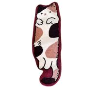Cat Rug Tufted, Small Cute Runner Rugs, Fun Long Irregular Shaped Carpet Room Decor, Non-Slip Absorbent Washable Cats Runner Rugs for Bedroom Bathroom Room (Cat Rug/5,2.62 × 5.91ft)