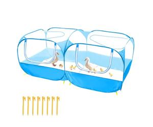 Cat Run Pen, Multifunctional & Reversible Protective Enclosure, Small Animal Enclosure, for Travel, Home & Outdoor Keeping of Rodents and Cats