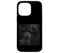 Cat Running From Dinosaur T Rex Action Artwork Case for iPhone 14 Pro Max