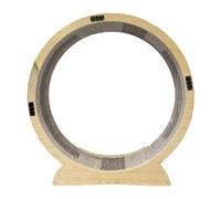 Cat running Wheel Cat Roller Treadmill All Solid Wood Multilayer Board Toys Weight Loss Exercise Cat Climbing Frame Silent Treadmill Cat Toys(A)