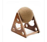 Cat running Wheel Cat Roller Treadmill Cat Roller Treadmill Wear-resistant And Non-falling Pet Solid Wood Vertical Toy Supplies Exercise Cat Toys(M)