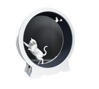 Cat running Wheel Cat Treadmill, Cat Running Wheel, Cat Exercise, Cat Climbing Frame, High Fiber Cat Roller, Cat Treadmill, Silent Cat Toys(S)