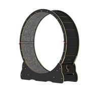 Cat running Wheel Cat Treadmill High-fiber Board Silent No-claw Cat Climbing Cat Toy Sports Fitness Running Wheel Cat Toys(L)