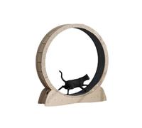 Cat running Wheel Cat Treadmill Roller Shaftless Multi-layer Solid Wood Board Track Roller Fitness Cat Toy Home Indoor Cat Toys(120cm)