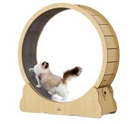 Cat running Wheel Cat Treadmill Silent Roller Cat Solid Wood Sports Running Wheel Pet Fitness Cat Climbing Frame Cat Cat Toys(XL)