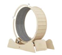 Cat running Wheel Cat Treadmill Silent Roller Ring Solid Wood Large Cat Climbing Frame High Fiber Pet Sports Fitness Cat Toy Cat Toys(XL)