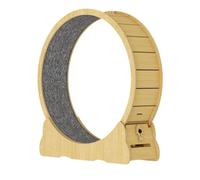 Cat running Wheel Cat Treadmill Silent Roller Solid Wood Sports Running Wheel Pet Fitness Cat Climbing Frame Cat Wheel Toys Cat Toys(L)