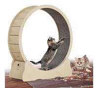 Cat Running Wheel - Indoor Exerciser for Weight Control & Reducing Boredom, Safety Brake & Low Noise, Ideal for Cats & Small Dogs, Durable Design for Active Pets
