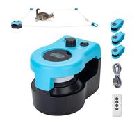Cat Running Wheel Interactive Toy - Remote Controlled Adjustable Speed Treadmill for Indoor Exercise for Small and Medium-sized Pets, Simulated Hunting Fun