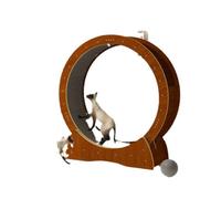 Cat running Wheel Pet Cat Treadmill Cat Running Roller Silent Sports Fitness Large Cat Climbing Frame Cat Toy Cat Claw Scratching Board Cat Toys(A,XL)