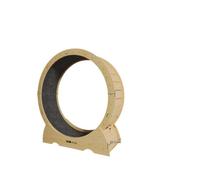 Cat running Wheel Pet Cat Treadmill High Fiber Board Fitness Silent Roller Solid Wood Running Wheel Cat Climbing Frame Toy Cat Toys(A,S)