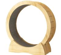 Cat running Wheel Pet Cat Treadmill Silent Roller Fitness Sports Solid Wood Cat Running Wheel Kitten Climbing Frame Runner Cat Toy Cat Toys(C,XL)
