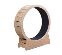 Cat running Wheel Simple Roller Silent Household Wooden Sports Running Wheel Cat Climbing Frame Pet Wooden Cat Treadmill Cat Toys(C)