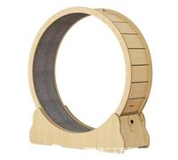 Cat running Wheel Wooden Cat Treadmill Home Cat Sports Running Wheel Pet Fitness Supplies Wooden Runner Toy Home Indoor Cat Toys(XXL)