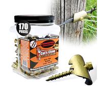 Cat’s Claw Fasteners 1.5 inch for Hardwoods | 170 Count Replaces The Common Fencing Staple | Installs Fast with a Power Drill | 4 Times Stronger Than a Staple