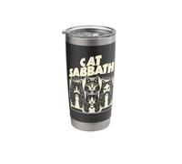 Cat Sabbath Funny Cat Stainless Steel Insulated Tumbler