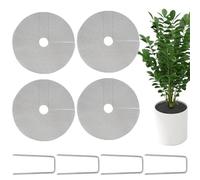 Cat Safe Plant Protection - Cuttable Mesh for Flower Pots, Protection from Animals for Indoor Plants and Garden Orchids, for Tomato Plants, Outdoor Flowers, Bonsai, Orchids, Garden Supplies
