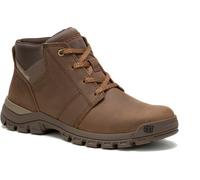 Caterpillar for man. P725953 Threshold Chukk brown leather boots (40), Flat, Laces, Casual