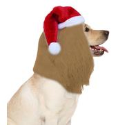 Cat Santa Hat | Christmas Dog Outfit - Pet Costume for Winter Days Night Outside Family Friends Youth Teens Girls Boys Kids Children Girlfriend