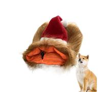 Cat Santa Hat,Cute Funny Christmas Hat | Pet Costume for Holiday Outfit Youth Winter Party Children Family Girls Boys Kids Teens Girlfriend Night Days