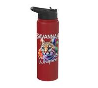 Cat Savannah Cat Whisperer Stainless Steel Insulated Water Bottle