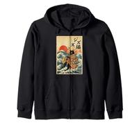 Cat Saxophone Jazz Marching Band Senior Class 2026 Zip Hoodie