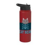 Cat Scan Funny Pun X-Ray Ct-Scan Technician Radiology Stainless Steel Insulated Water Bottle