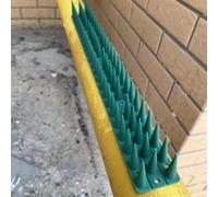 Cat Scat Mat - Bendable, Cuttable Spiked Cat Lent For Indoor & Outdoor Use, Kitchen Counters, Fish Tanks, And Shelves (brown, 8 Pcs) Green 8 pcs