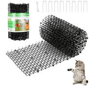 Cat Scat Mat, Cat Scat Spike Mat, Cat Scat Mat with Spikes 78x11.8inch Pet Deterrent Training Mats for Cat Dog Indoor & Outdoor Couch Porch Garden Fence - Keep Cat Away (Black)