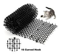 Cat Scat Mat with Spikes, 2m x 28cm Cat Dog Animal Spikes Repellent Deterrent Mat, Anti Cat Mat Indoor Cat Deterrent Outdoor Mat for Garden, Fence