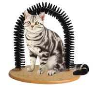 Cat Scratch Arch Kitten Massaging Scratching Scratcher Pet Grooming Play Toy | Pet Arch Self Grooming Groomer Shedding