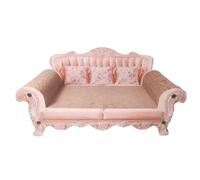Cat Scratch Bed - 23.6 x 9.4 inches (60 x 24 cm) Sofa Shape Scracker Lounge Pad, Cat Scratch Board Lounge Bed, No Garbage for Indoor Cats, Pink Cat Cardboard No Scraper, Deformation Is Not Easy