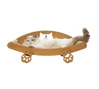 Cat Scratch Board, Elevated Bed, Sisal Scratching Pad with Raised, Furniture Shield for Indoor, Kitten, Puppy, Carpet, Sofa, Floor Protector, Sleeping Area, Boredom, Beige