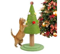 Cat Scratch Christmas Tree,Cartoon Scratch Posts for Indoor Cats - Holiday Favor Cat Relaxation Tool Pet Engagement Sisal Toy Cute Toys for Indoor Cats Relaxing Playing