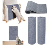Cat Scratch Furniture Protector,2 Roll Cat Scratch Sofa Couch Protector,Self-Adhesive,Easy-to-Cut Cat Scratching Mat Protect Your Furniture from Cat Claws