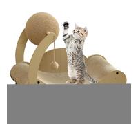 Cat Scratch Lounge | Scratching Couch - Furniture Protector Cozy with Ball Pet Exercise Indoor Grinding Claw for Cats Lounging and Play Area