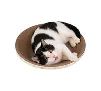 Cat Scratch Mat - 40cm Circular Claw Board - Paper Scratch Resistant Pet Scratching Post with Sturdy Base Natural Claw Maintenance | da gio