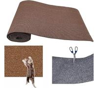 Cat Scratch Mat - Cuttable Protective Cat Sofa Mat | Self-Adhesive Cat Scratching Post Replacement | Pi-suitable scratching post for wall furniture and scratching post ( Color : Brown , Size : 30*100c