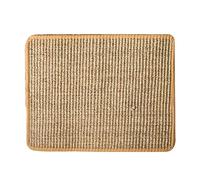 Cat Scratch Mat Horizontal Floor Cat Scratching Pads Rug Cat Scratcher Protect Carpet for Sofa Wall Floor (M with Nail (60x40cm / 23.6x15.7in Recommended)