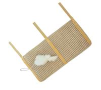 Cat Scratch Mat | Sisal Pet Kitten Toy | Wrap Around Scratcher for Indoor Cats - for Small Medium Large Breeds Apartment Home Rental House Living Room