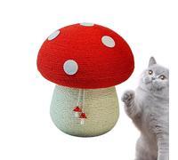Cat Scratch - Mushroom Cat Scratch Post, Ergonomic Vertical Climbing Pole | Portable Kitten Play Post, Outdoor Cat Scratch, Family Pet Birthday Gift, Mushroom Cat Furniture Accessories