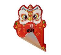 Cat Scratch Pad - 40cm Lunar New Year Pad, Festive Corrugated Claw Sharpener | Sofa Door Grinding Panel Indoor Play Exercise Boredom Control Kitten Training Development Furniture Kit Joy