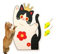 Cat Scratch Pad | Adhesive Cat Scratcher Scratching Pad - Wall Mount Furniture Protector Pet Supplies for Carpet Floor Couch Kitten Exercise Enrichment Indoor Games