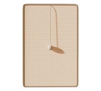 Cat Scratch Pad - Corner Sisal Scratcher Board for Wall and Sofa, Vertical Texture with Toy Balls Feature, Furniture Guard for Couch, Indoor, Pet, Bored Kitten, 23.62x11.81x0.2 inches