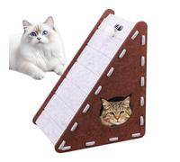 Cat Scratch Pad, Felt Triangular Cat Scratching Pads, Climbing Mat Pet Supplies for Kitten Exercise Resting Furniture Protection Training Behavior Correction