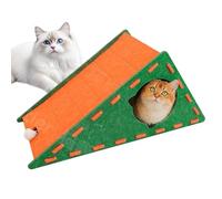 Cat Scratch Pad - Triangular Felt Cardboard Cat Scratcher - Climbing Mat Pet Supplies for Kitten Exercise Resting Furniture Protection Training Behavior Correction