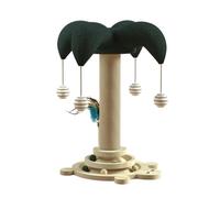 Cat Scratch Post Sisal Kitten Scratcher | Interactive Rolling Ball Turntable for Furniture Protection Small Breed Home Apartment