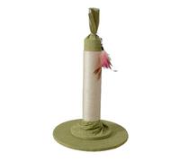 Cat Scratch Post, Tall Cat Scratcher, Candy Design Scratch Pole, Interactive Cat Pole, Feather Toy Scratch Post, 53x35x35cm/20.87x13.78x13.78 inches for Home Interactive
