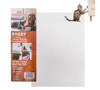Cat Scratch Protector - Easy Apply Removable - Transparent Cat Scratch Wall Protector,for Home Living Room Bedroom Dining Room Sofa Couch Door Frames Staircase Corners